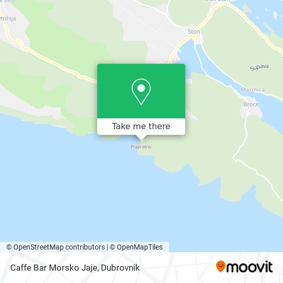 Caffe Bar Morsko Jaje map