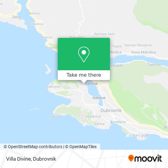 Villa Divine map