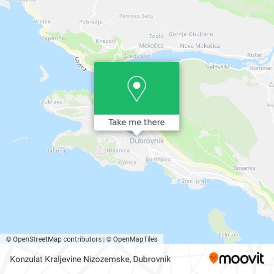 Konzulat Kraljevine Nizozemske map