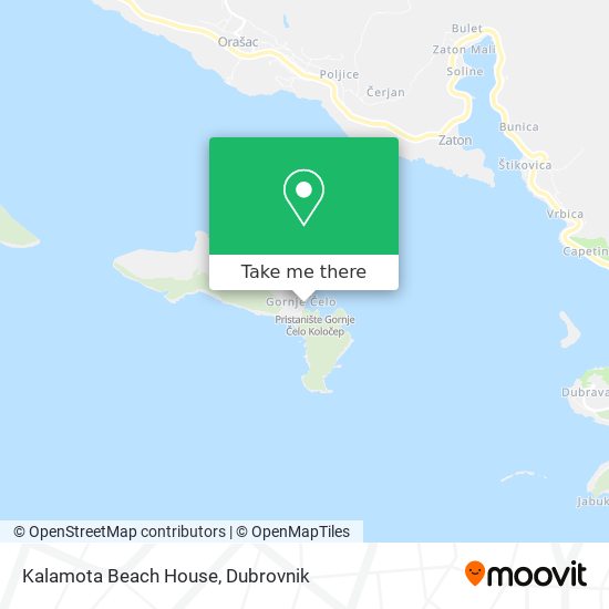Kalamota Beach House map