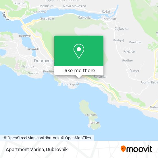 Apartment Varina map