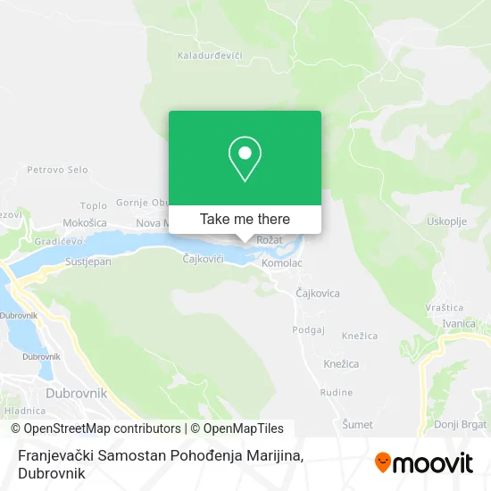 Franjevački Samostan Pohođenja Marijina map
