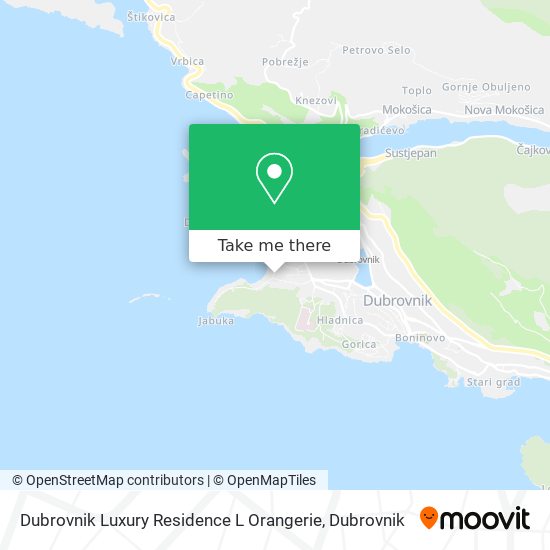 Dubrovnik Luxury Residence L Orangerie map