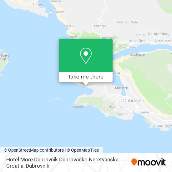 Hotel More Dubrovnik Dubrovačko Neretvanska Croatia map