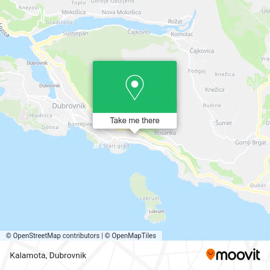 Kalamota map