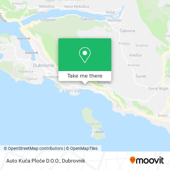 Auto Kuća Ploče D.O.O. map