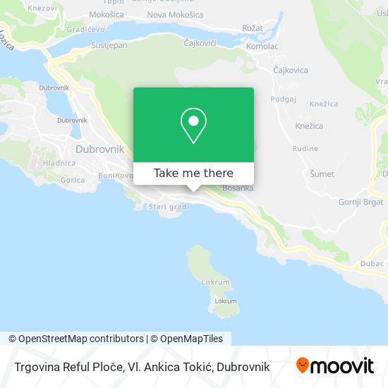 Trgovina Reful Ploče, Vl. Ankica Tokić map