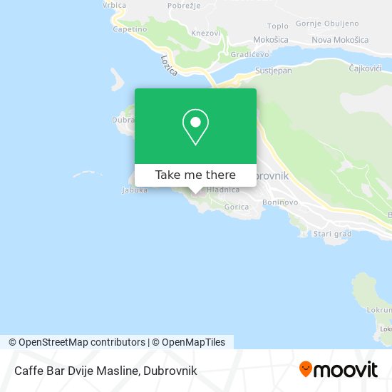 Caffe Bar Dvije Masline map