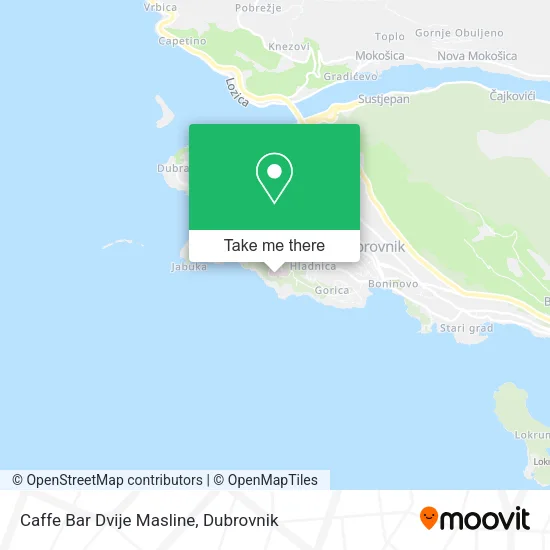 Caffe Bar Dvije Masline map