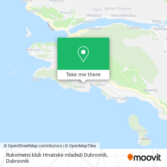 Rukometni klub Hrvatske mladeži Dubrovnik map