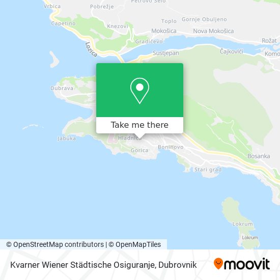 Kvarner Wiener Städtische Osiguranje map