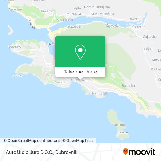 Autoškola Jure D.O.O. map