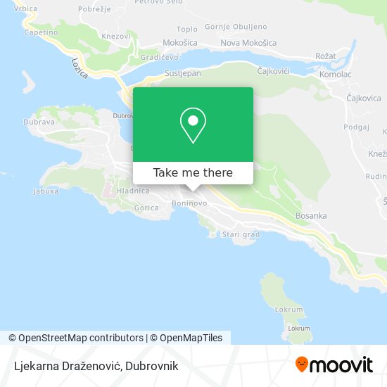 Ljekarna Draženović map