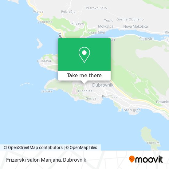 Frizerski salon Marijana map