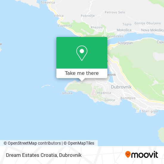 Dream Estates Croatia map