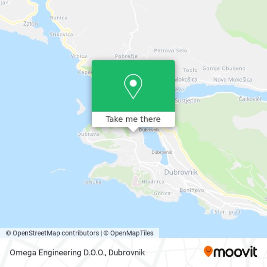 Omega Engineering D.O.O. map