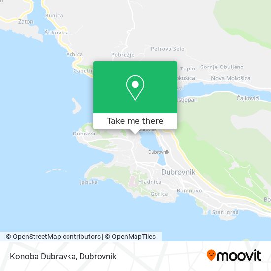 Konoba Dubravka map