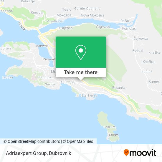 Adriaexpert Group map