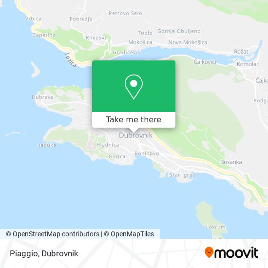 Piaggio map