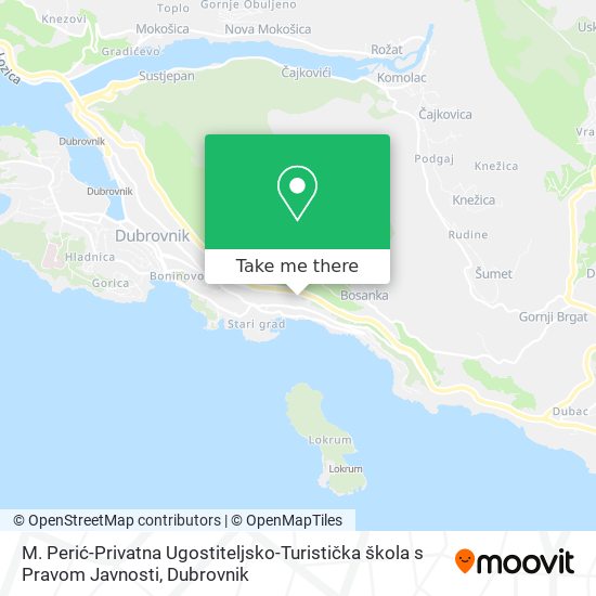 M. Perić-Privatna Ugostiteljsko-Turistička škola s Pravom Javnosti map