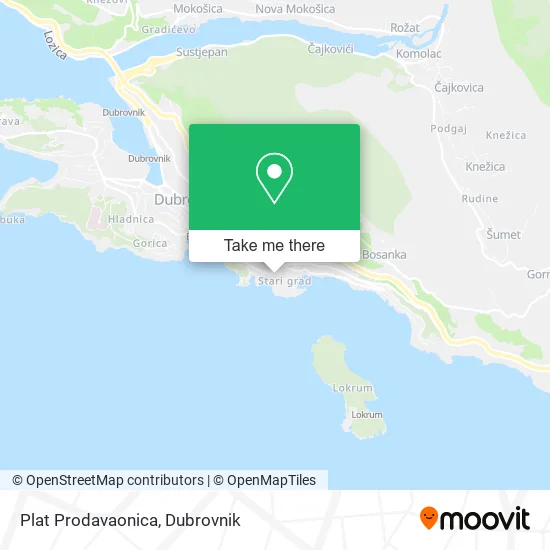 Plat Prodavaonica map