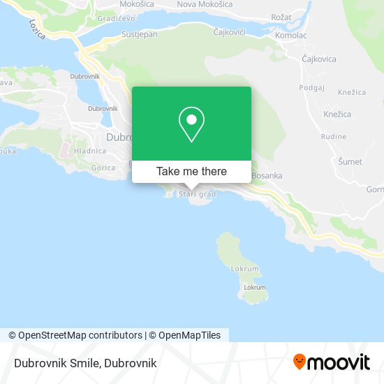 Dubrovnik Smile map