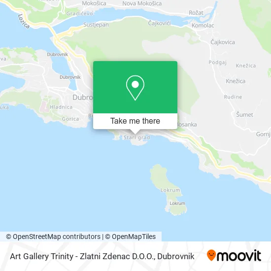 Art Gallery Trinity - Zlatni Zdenac D.O.O. map
