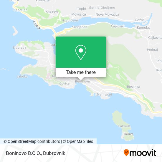 Boninovo D.O.O. map