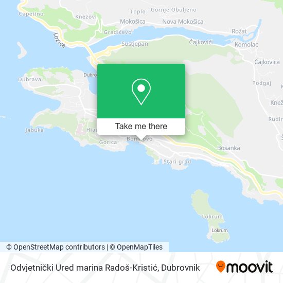 Odvjetnički Ured marina Radoš-Kristić map