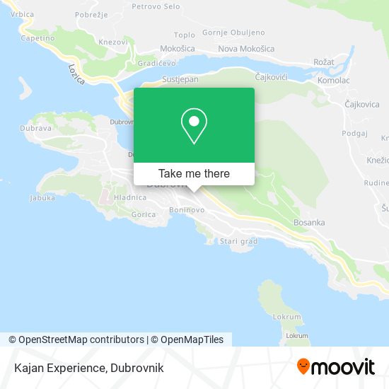 Kajan Experience map