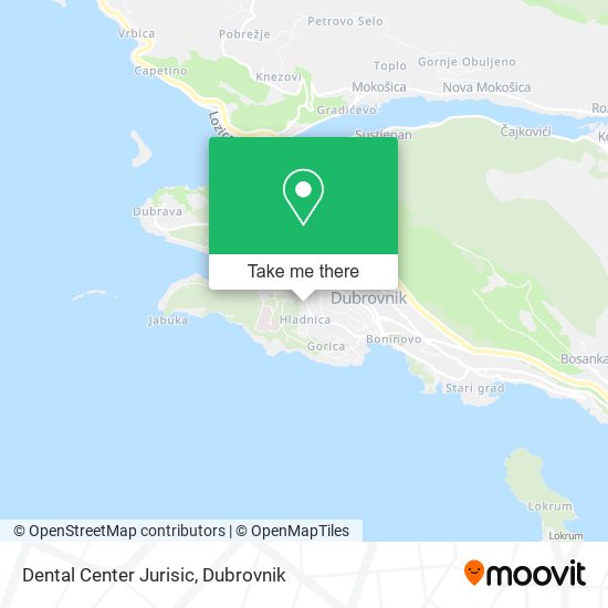 Dental Center Jurisic map