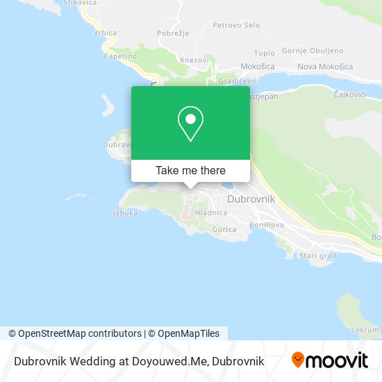 Dubrovnik Wedding at Doyouwed.Me map