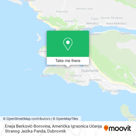 Eneja Berković-Borovina, Američka Igraonica Učenja Stranog Jezika Panda map
