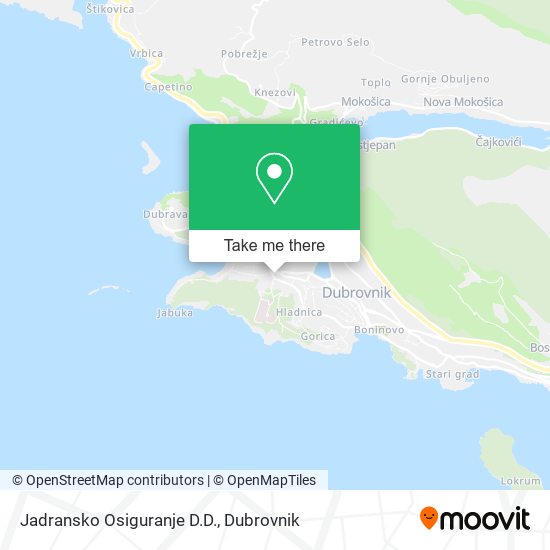 Jadransko Osiguranje D.D. map