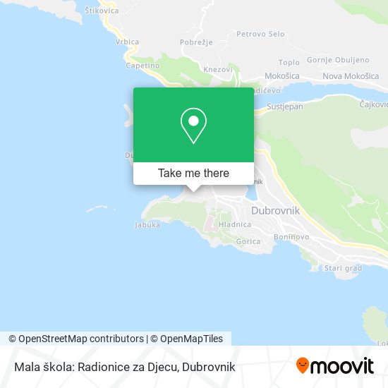 Mala škola: Radionice za Djecu map