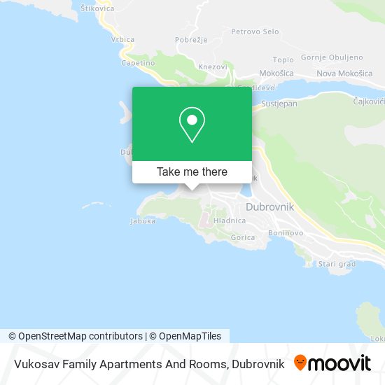 Vukosav Family Apartments And Rooms map