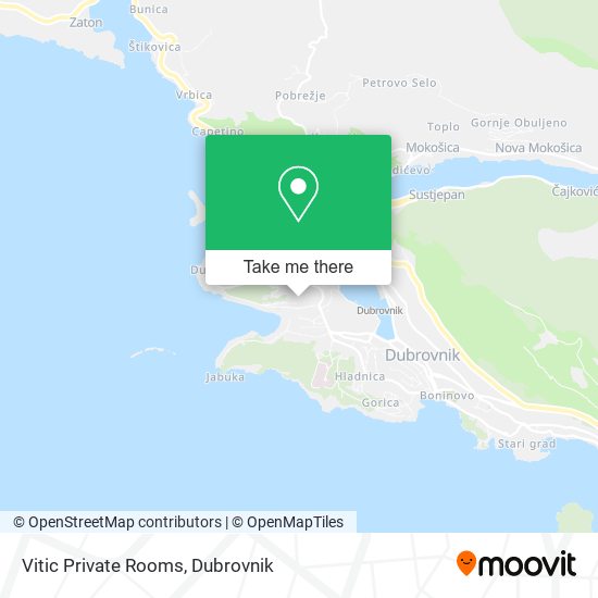 Vitic Private Rooms map