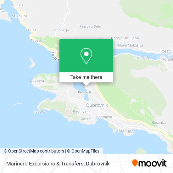Marinero Excursions & Transfers map