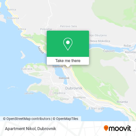 Apartment Nikol map