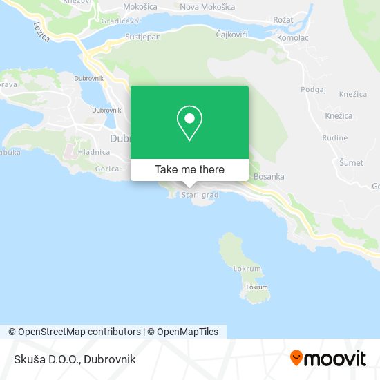 Skuša D.O.O. map