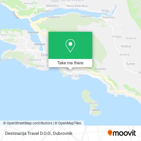 Destinacija Travel D.O.O. map