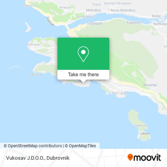 Vukosav J.D.O.O. map