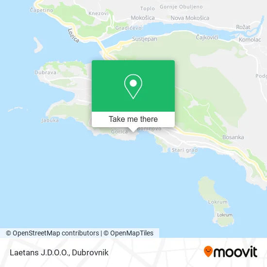Laetans J.D.O.O. map