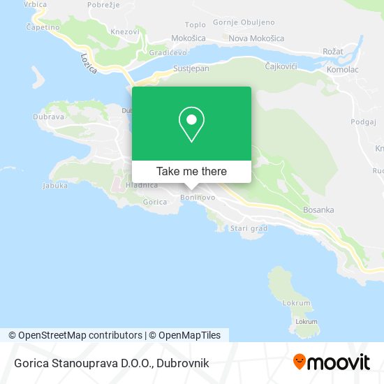 Gorica Stanouprava D.O.O. map