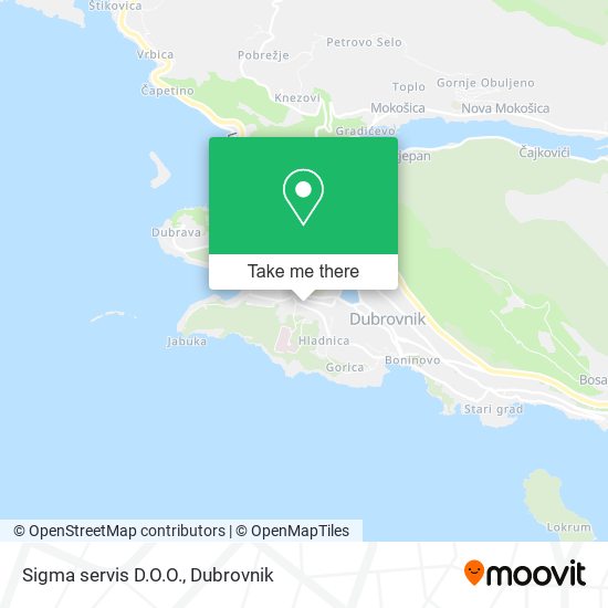 Sigma servis D.O.O. map
