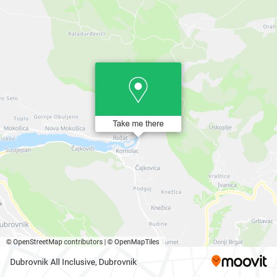 Dubrovnik All Inclusive map