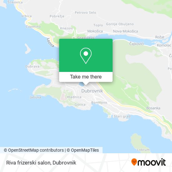 Riva frizerski salon map