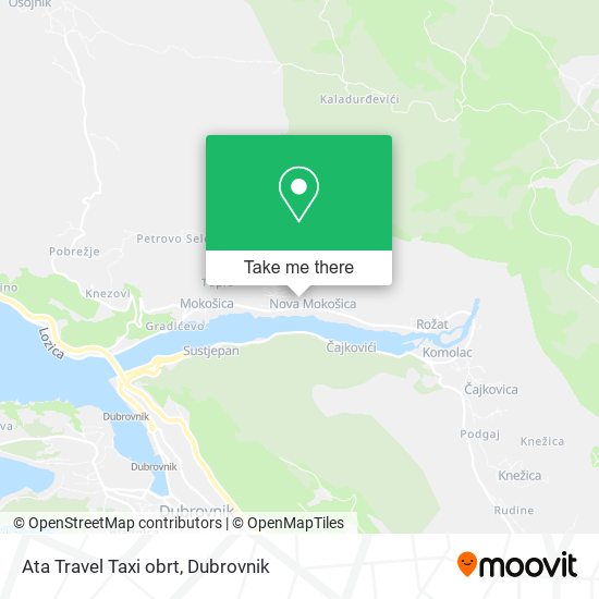 Ata Travel Taxi obrt map
