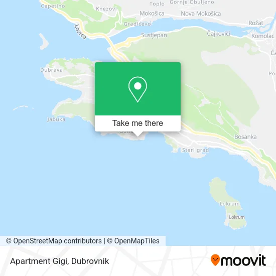 Apartment Gigi map