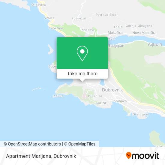 Apartment Marijana map